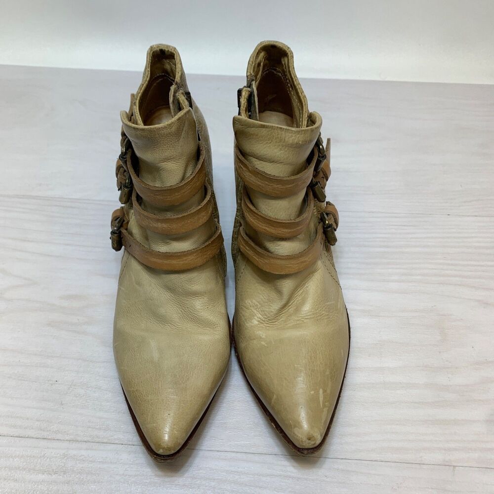 A.S.98 Airstep Strappy Buckle Pointed Toe Booties - Women's Size EU 39 / US 8.5 - Picture 7 of 12